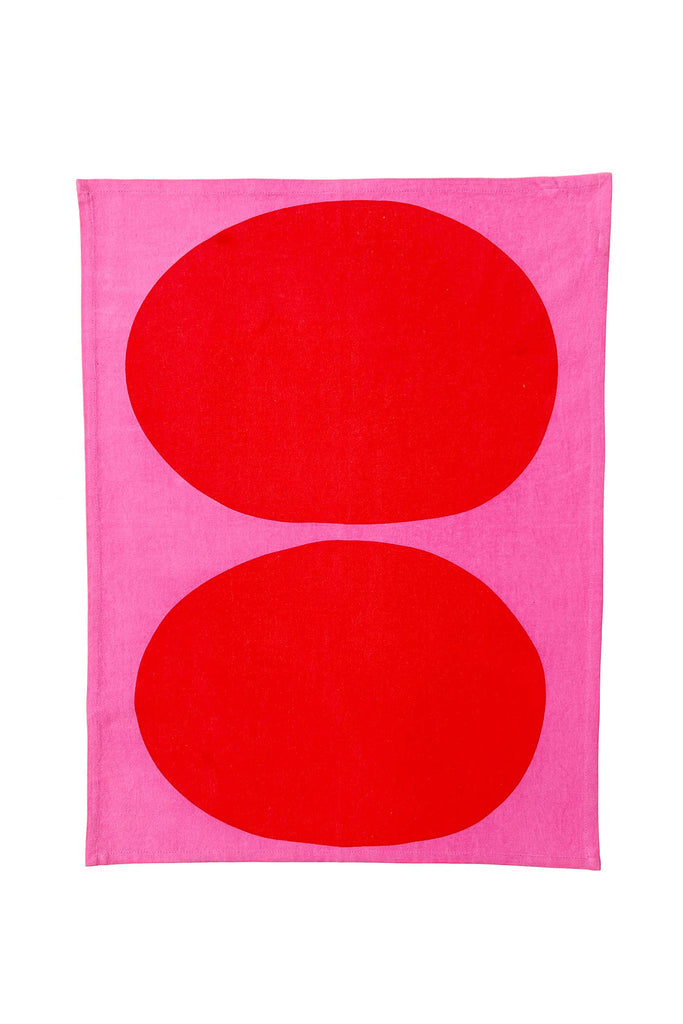 Tea Towel Set (Rocks Red) by The Yo Store