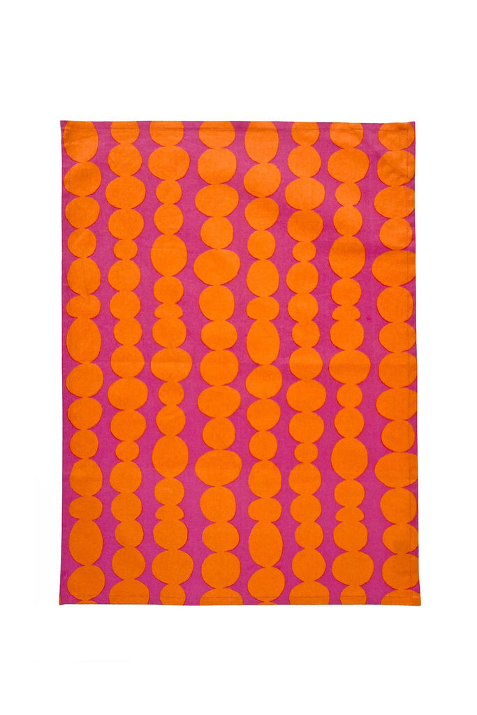 Tea Towel Set (Totem Fuchsia) by The Yo Store