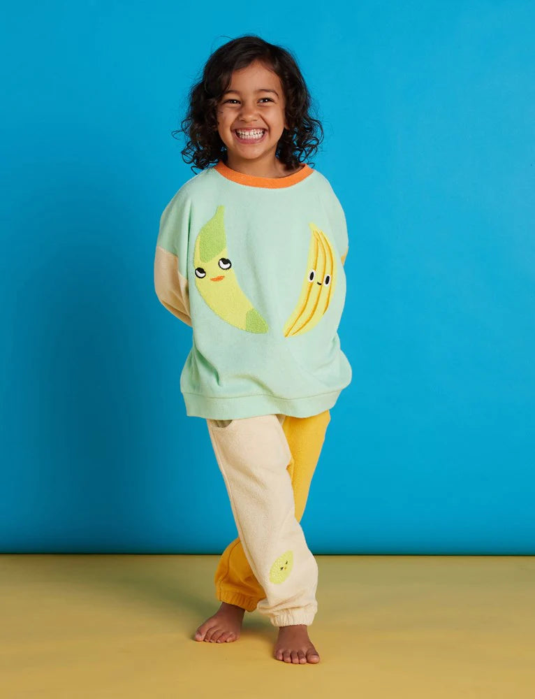 Peel Party Terry Sweatshirt by Halcyon Nights