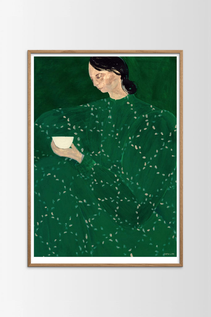 Coffee Alone At Place De Clichy Poster by Yo Home