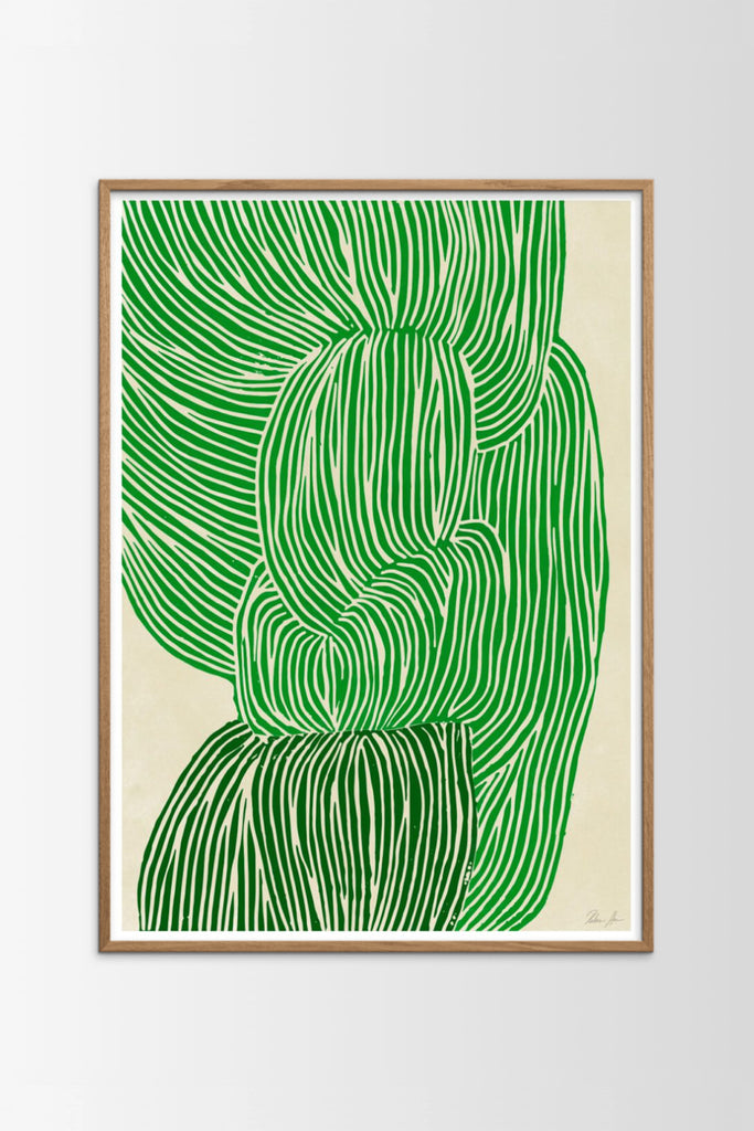 Green Ocean Poster by Yo Home