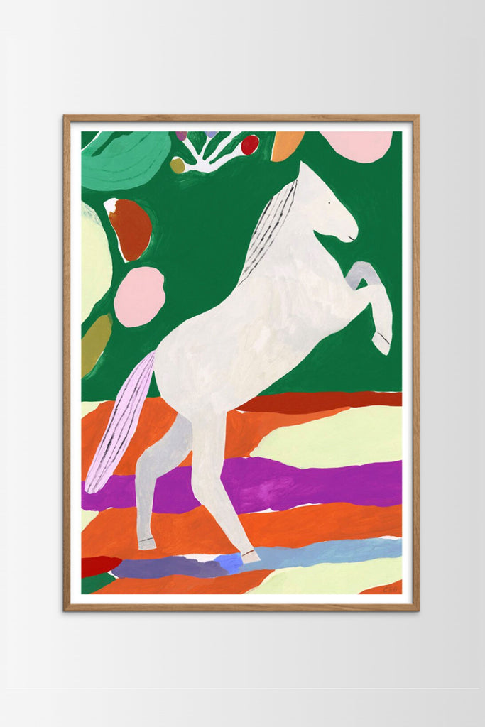 Horse Poster by Yo Home
