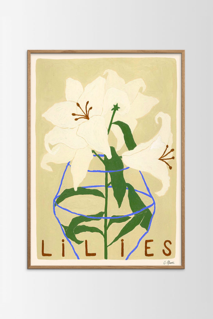 Lilies Poster by Yo Home
