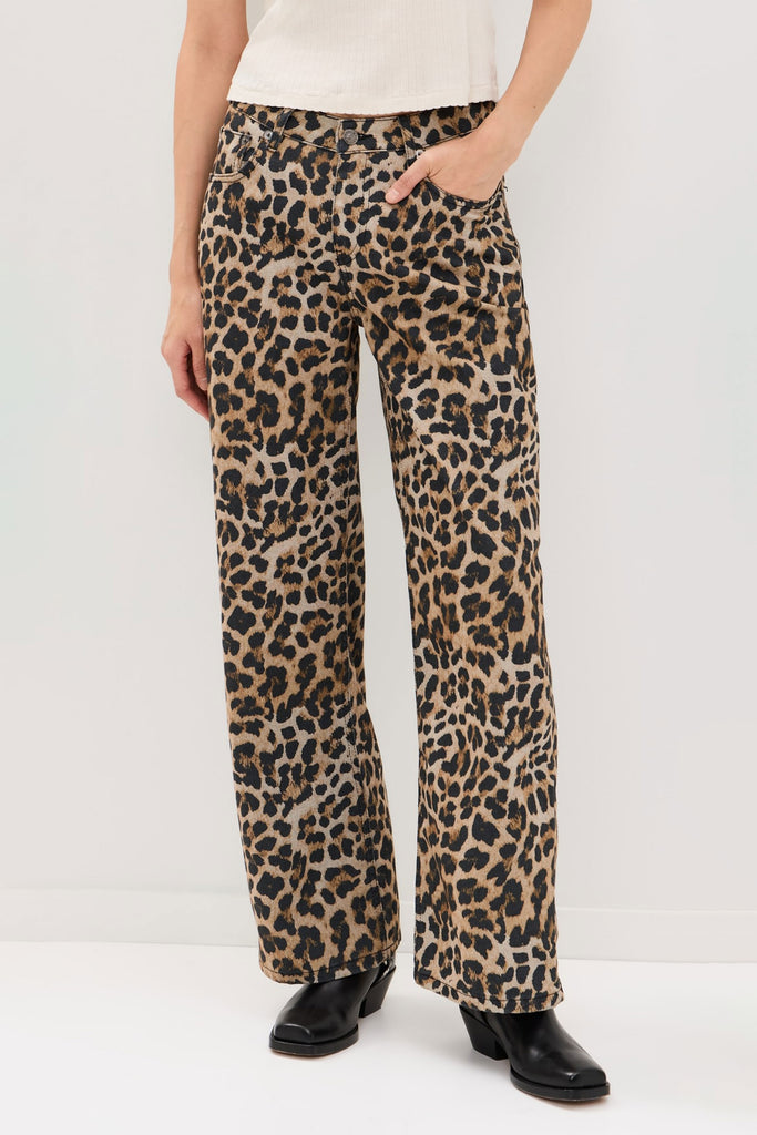 Leopard Release Jean (ONLY size 24" and 26" left) by The Ragged Priest