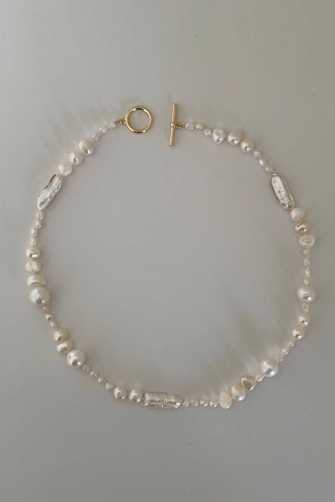 The Undone Pearl Necklace by The Yo Store