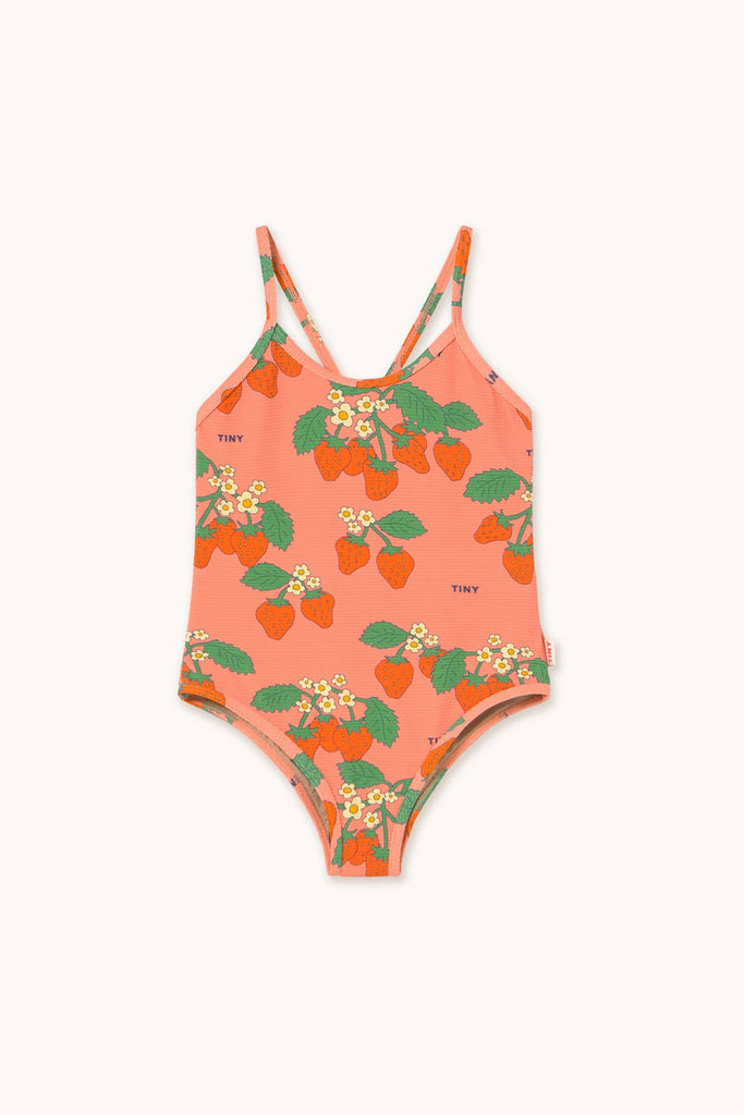 Strawberries Swimsuit (Kids) by Tiny Cottons