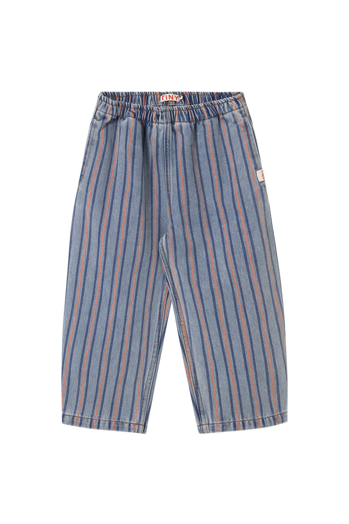 Multicolor Stripes Pants (Kids) by Tiny Cottons