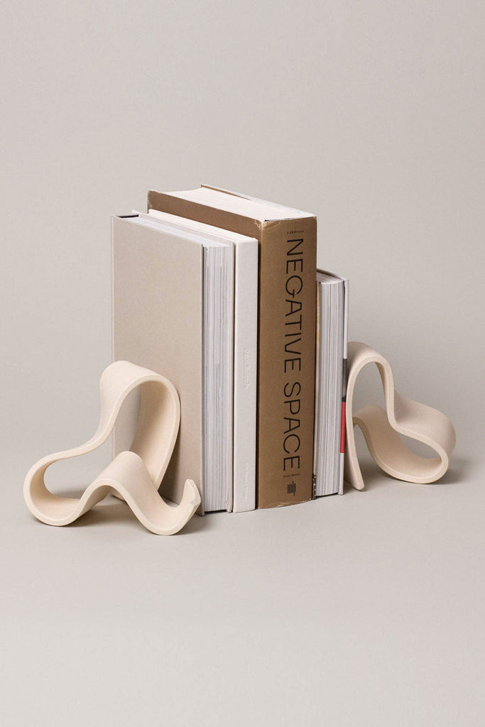 Fettu Bookend Set (Bone) by Virginia Sin