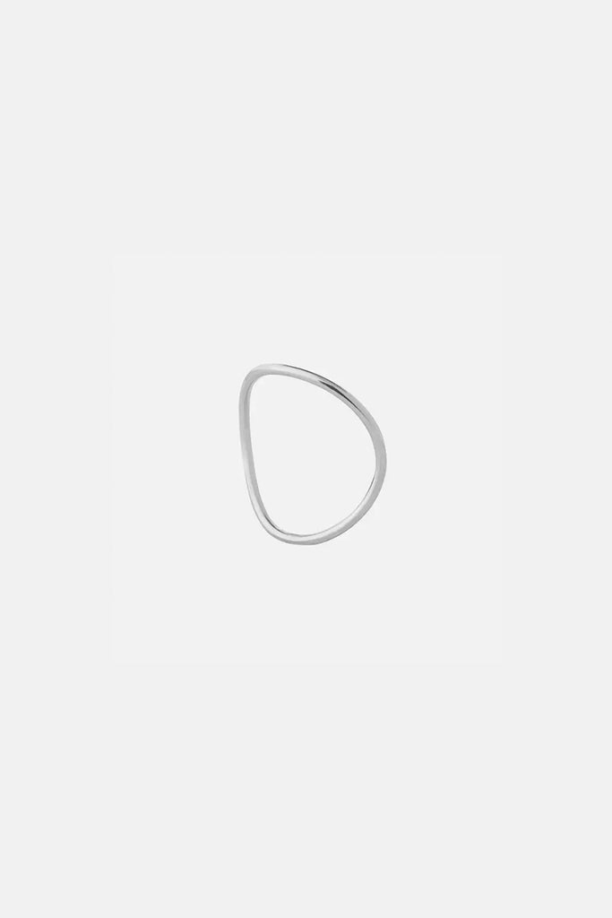 Wave Stacking Ring (Silver) by Kara Yoo