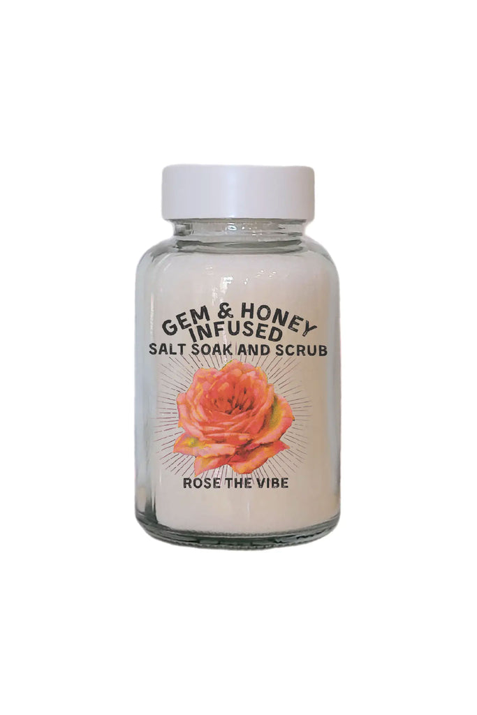 Bath Soak Jar (Rose the Vibe) by Wild Yonder Botanicals