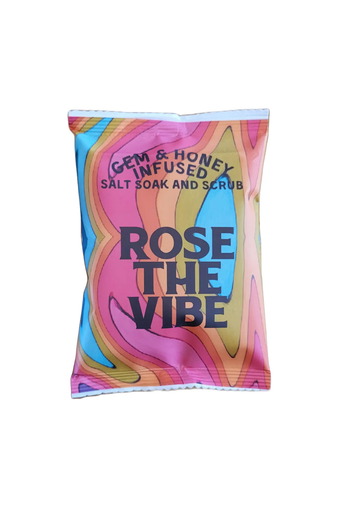 Bath Soak + Body Scrub (Rose the Vibe) by Wild Yonder Studio