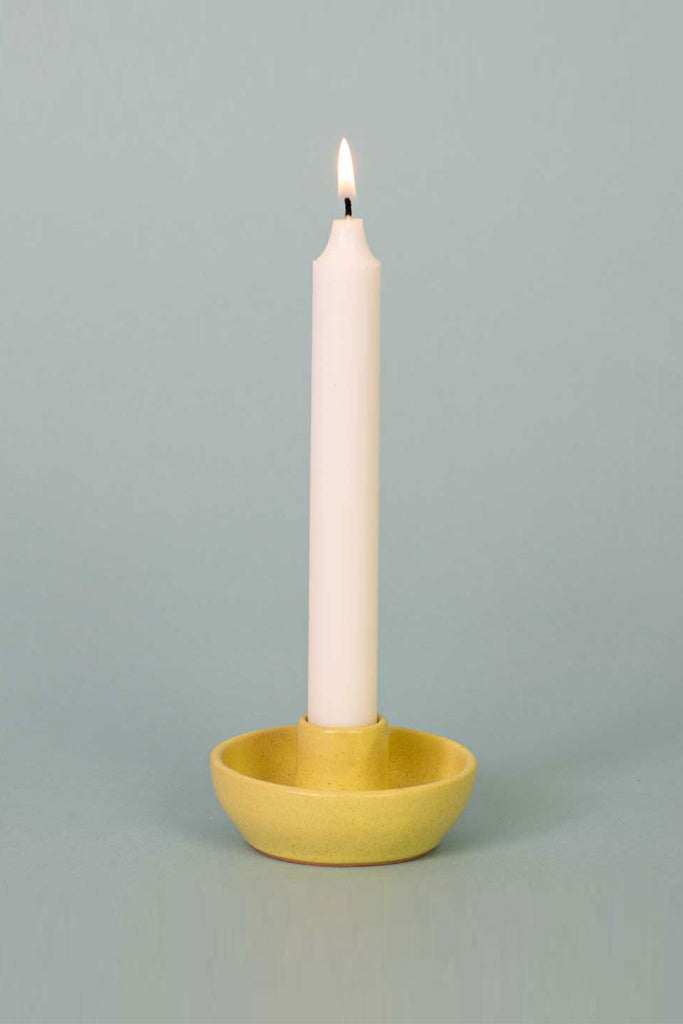 Selma Candle Holder (Yellow) by A World Of Craft