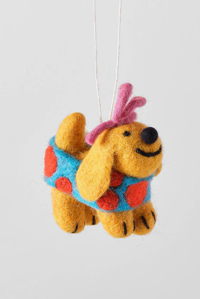 Hanging Felt Ornament (Fifi) by Wrap