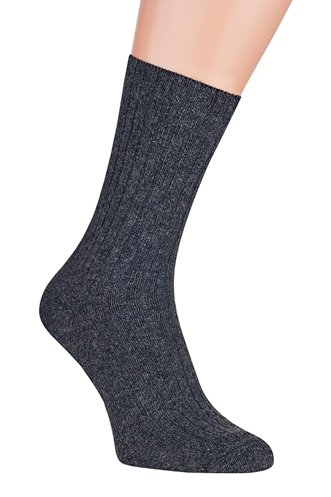 Lambswool Socks (Graphite) by The Yo Store