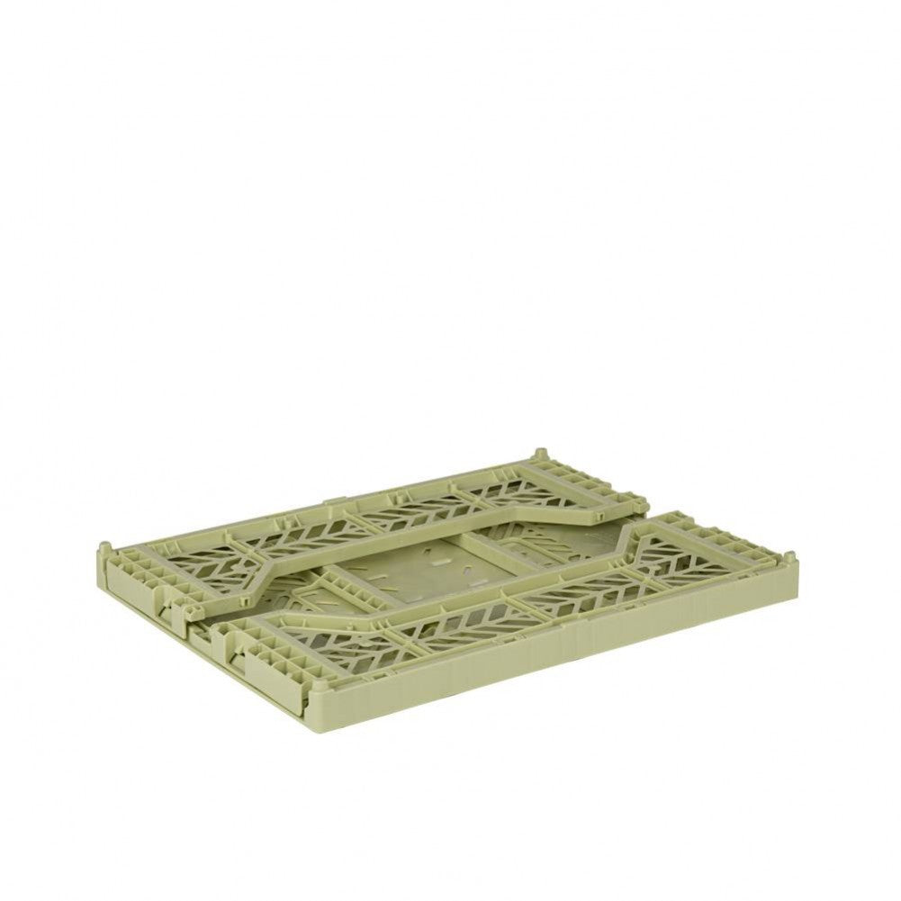 Midi Storage Crate (Lime Cream) by Yo! Organization