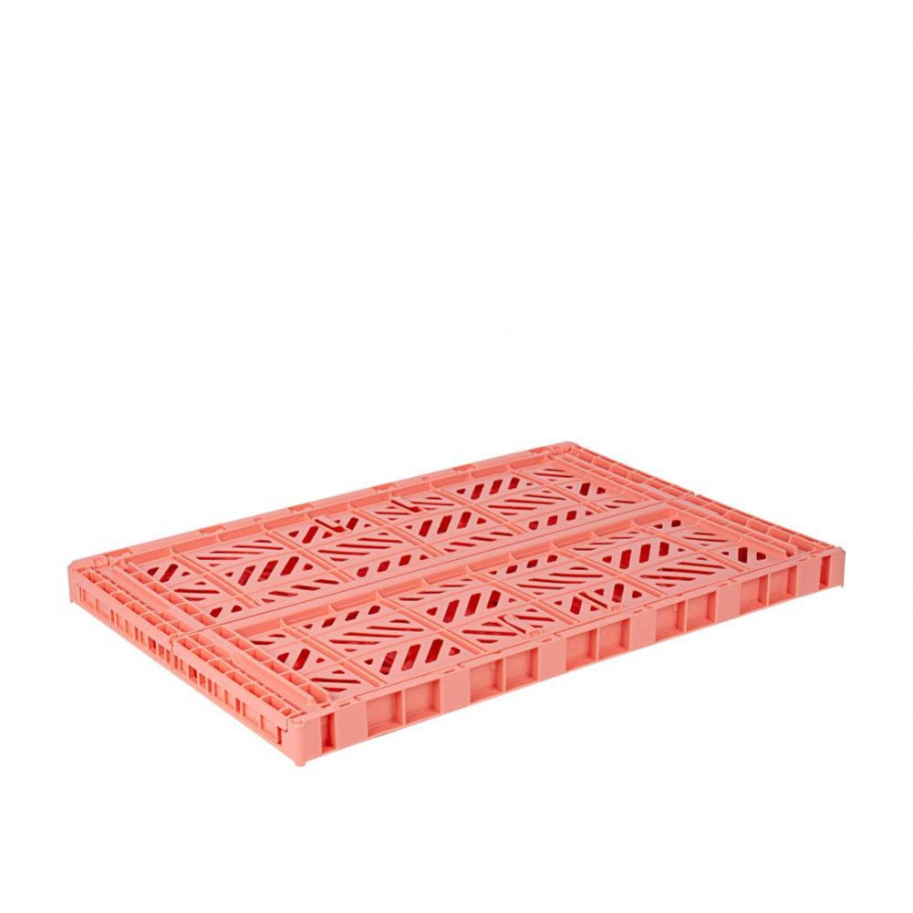 *LOCAL DELIVERY / PICK-UP ONLY* MAXI STORAGE CRATE (SALMON) by Yo! Organization