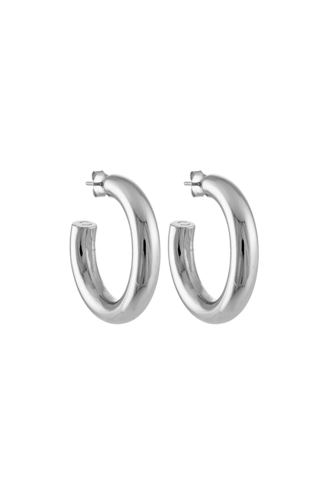 1.5" Perfect Hoops (Silver) by Machete