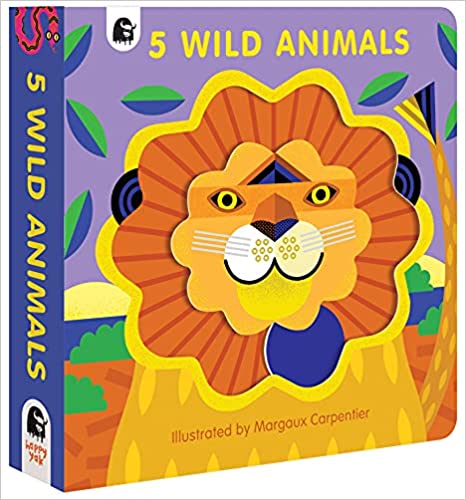 5 Wild Animals Board Book by Tinies Books