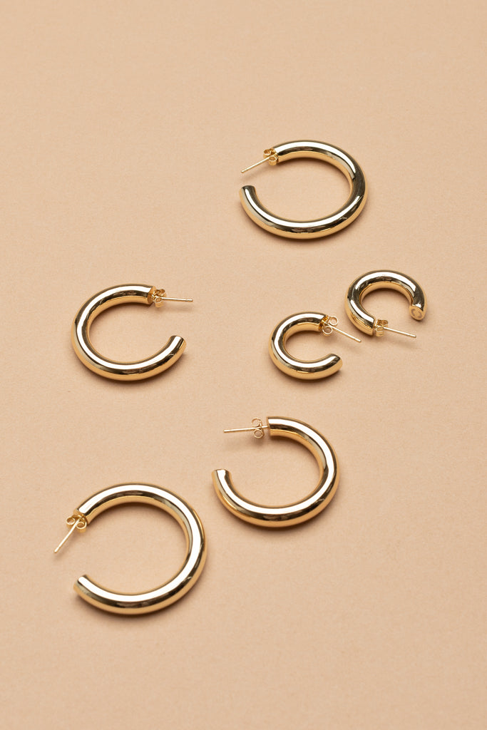 .75" Perfect Hoops (Gold) by Machete