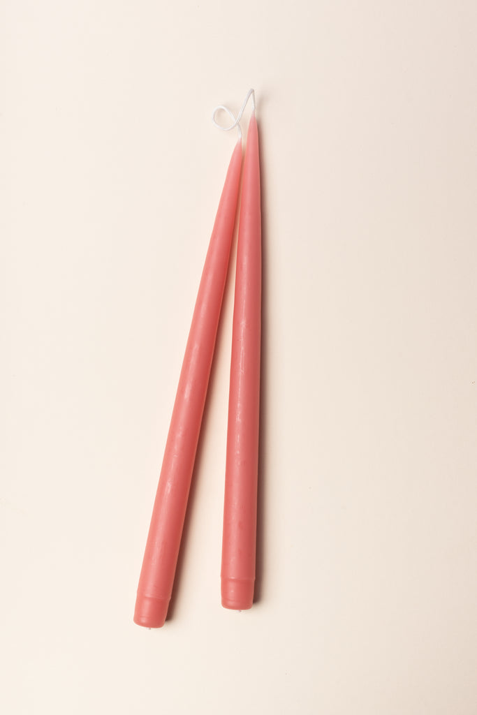 Classic Taper Candles (Tea Rose) by Yo! Home