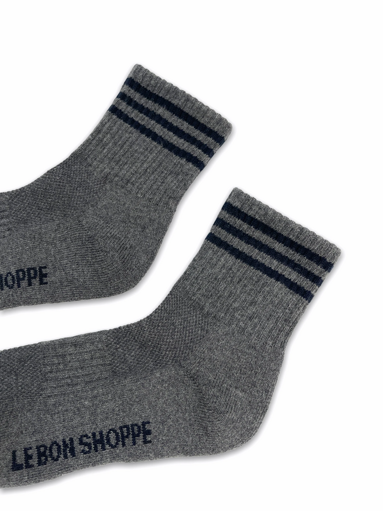 Girlfriend Socks (Soot) by Le Bon Shoppe