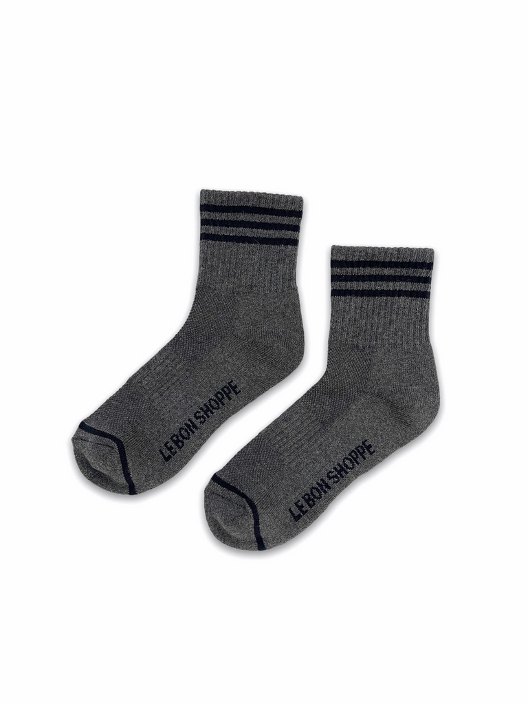 Girlfriend Socks (Soot) by Le Bon Shoppe