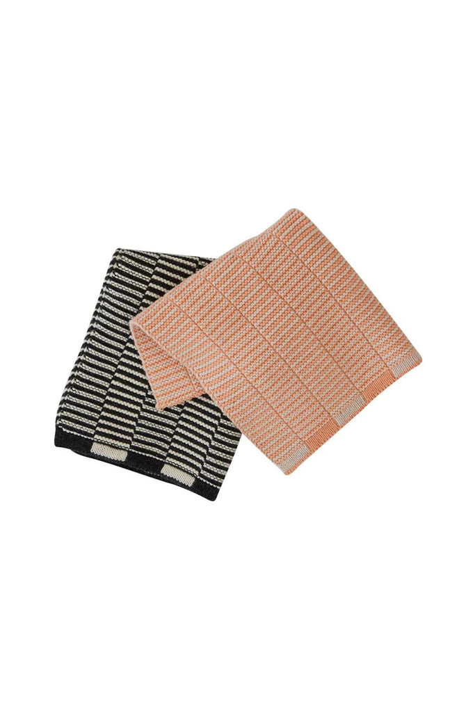 Stringa Dishcloth Set (Coral/Anthracite)