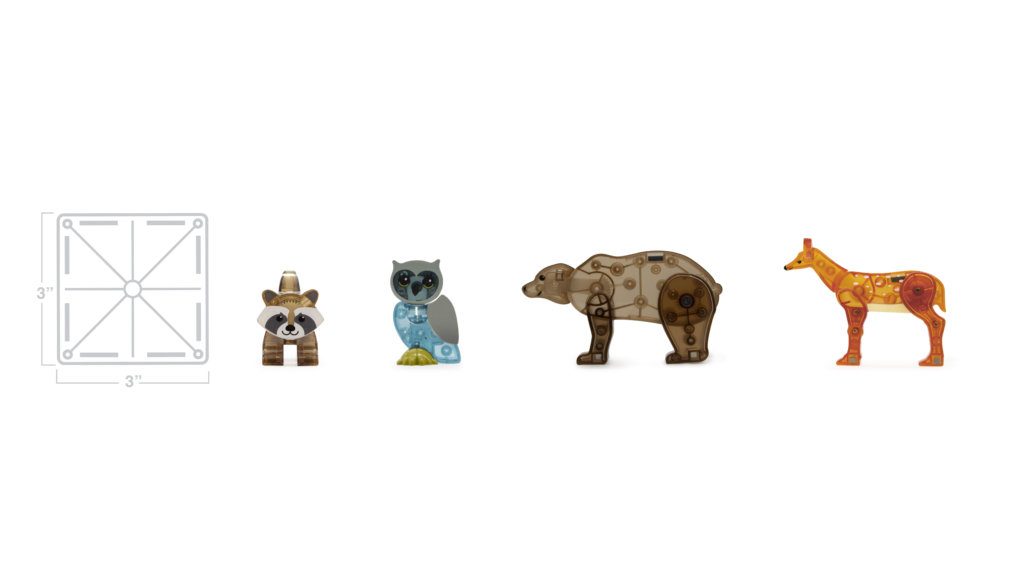 25-Piece Forest Animals by Magna-Tiles