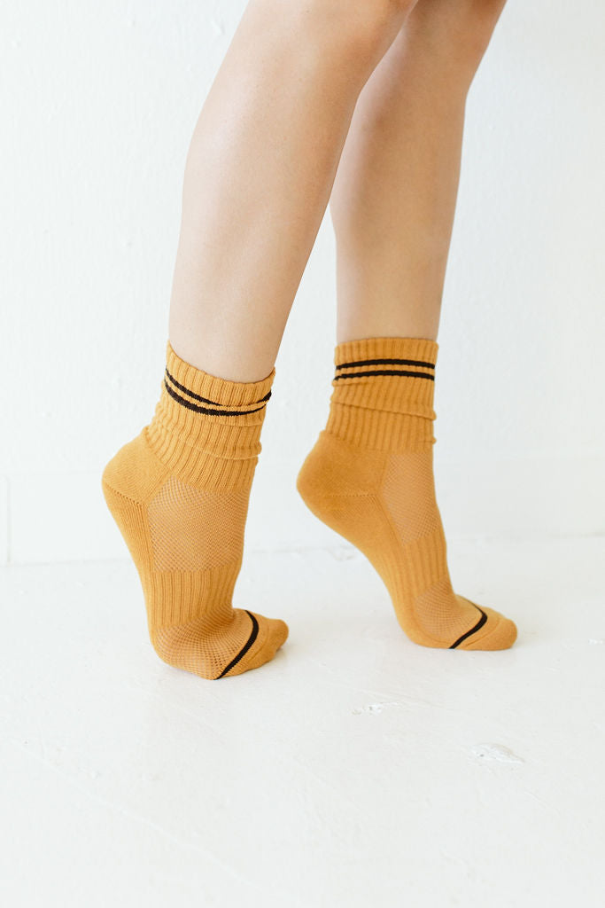 Boyfriend Socks (Biscotti) by Le Bon Shoppe