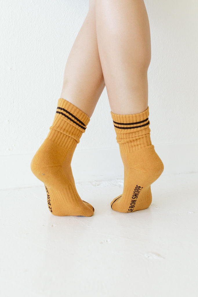 Boyfriend Socks (Biscotti) by Le Bon Shoppe