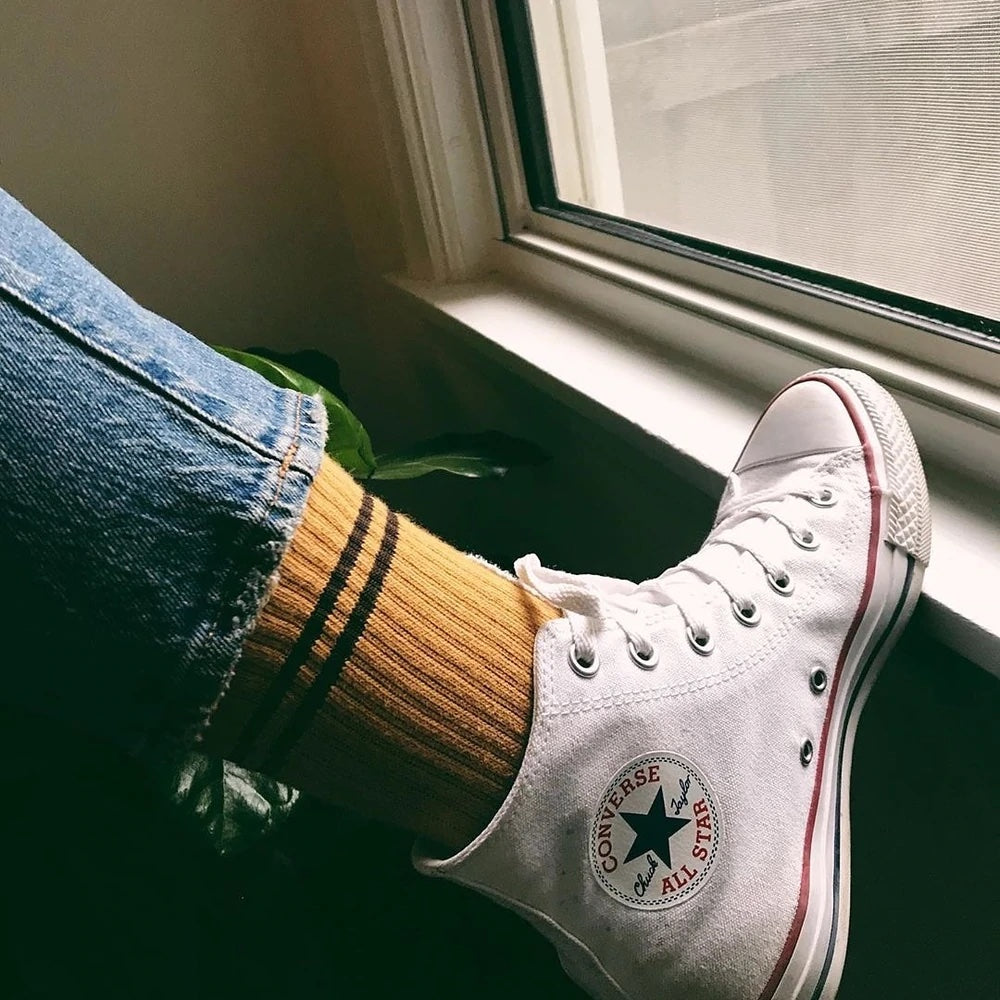 Boyfriend Socks (Biscotti) by Le Bon Shoppe