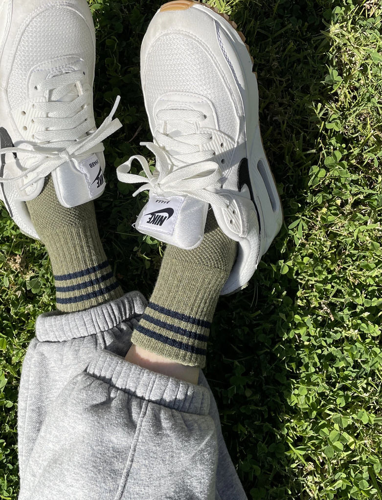 Girlfriend Socks (Sage) by Le Bon Shoppe