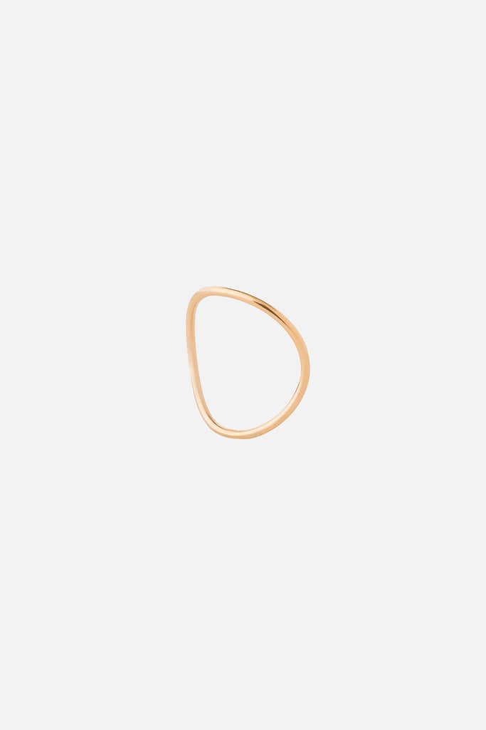 Wave Stacking Ring (Gold) by Kara Yoo