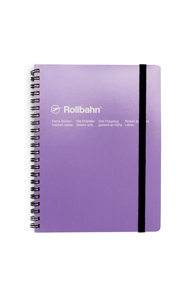 Large Spiral Notebook (Purple) by Rollbahn