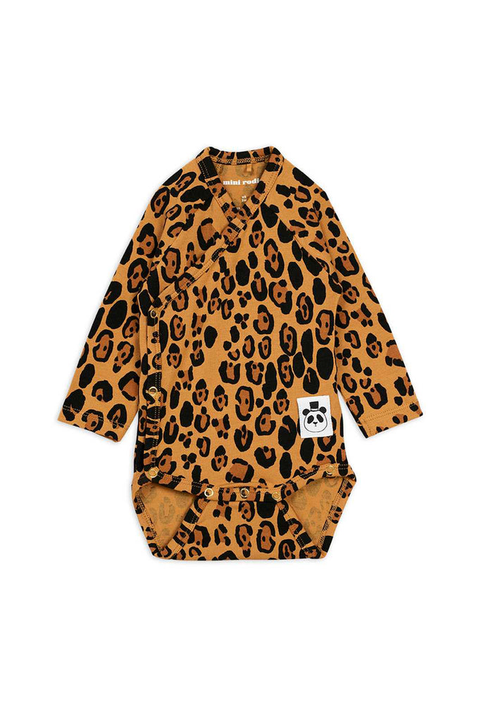 Leopard Long Sleeve Wrap Body