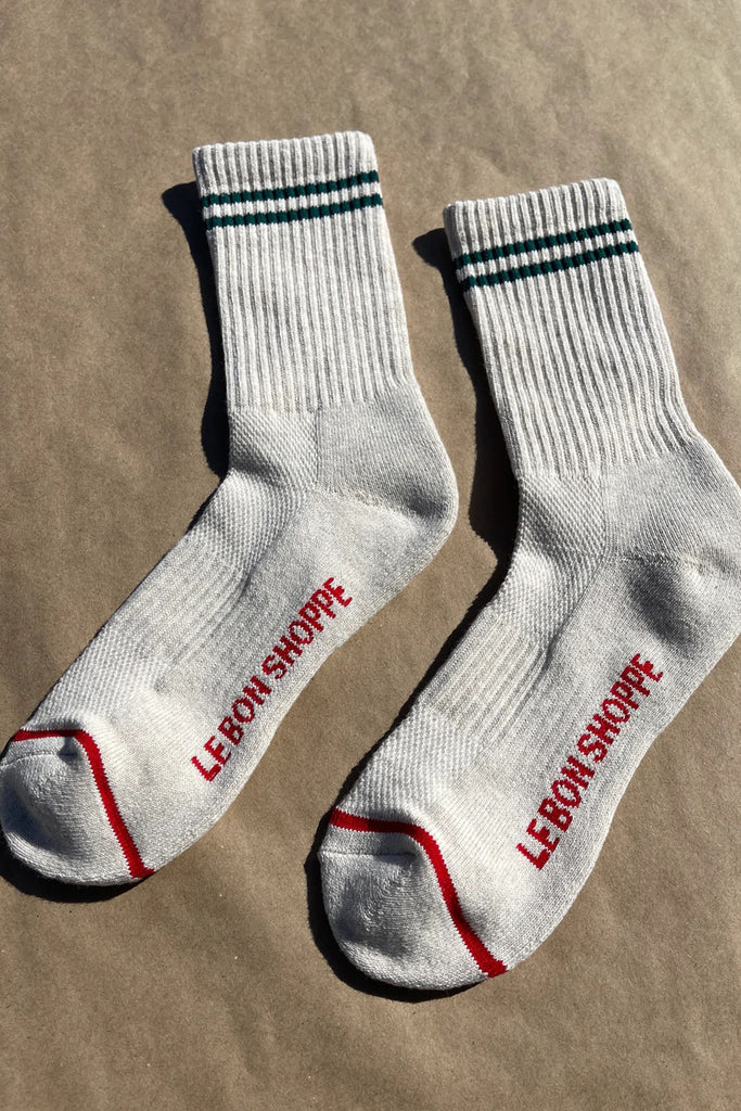 Boyfriend Socks (Oatmeal) by Le Bon Shoppe