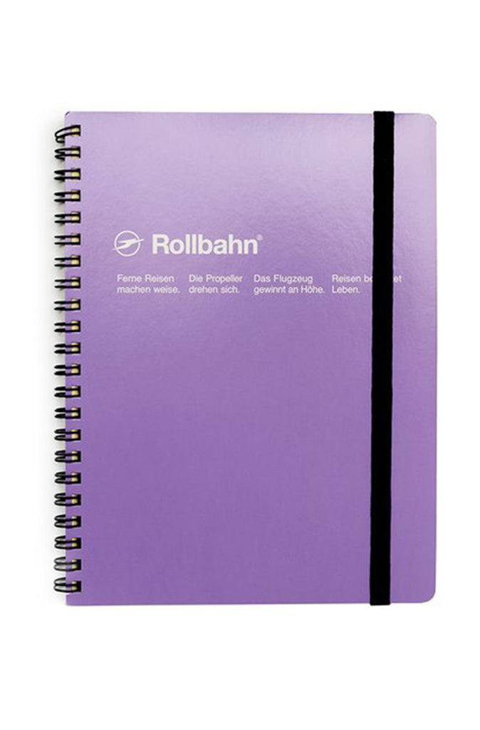 A5 Spiral Notebook (Purple) by Rollbahn