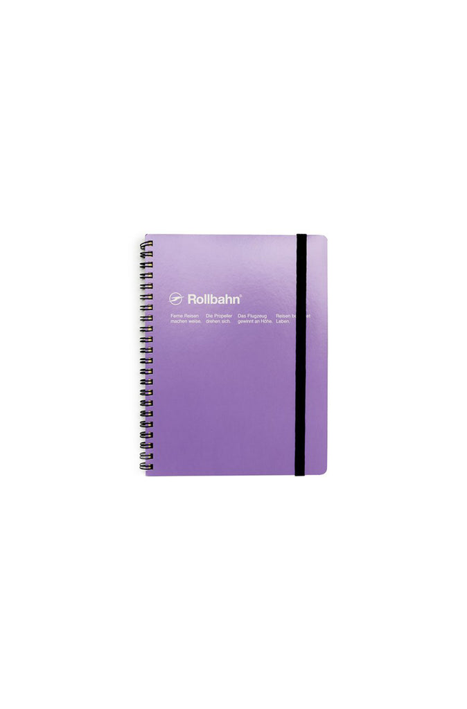 Mini Spiral Notebook (Purple) by Rollbahn