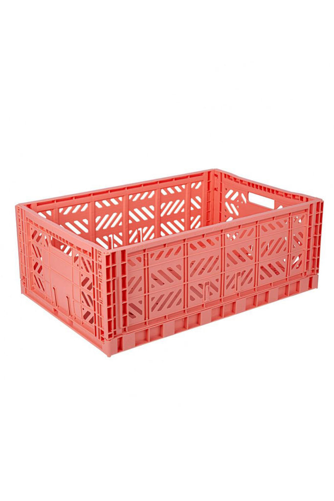 *LOCAL DELIVERY / PICK-UP ONLY* MAXI STORAGE CRATE (SALMON) by Yo! Organization