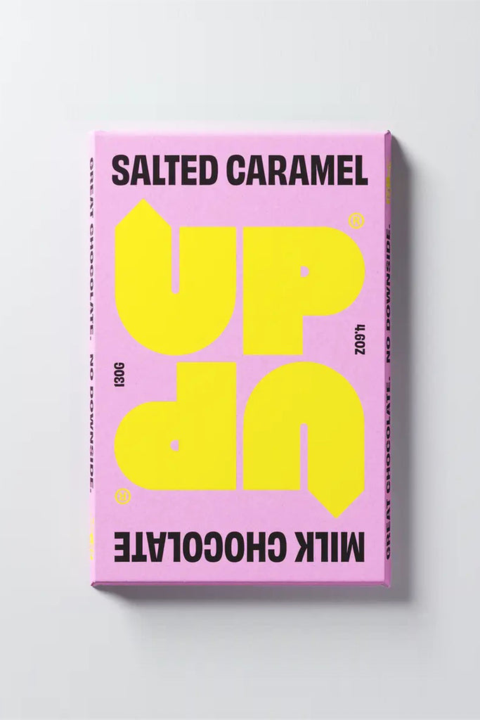 Salted Caramel Milk Chocolate Bar by Up-Up Chocolate