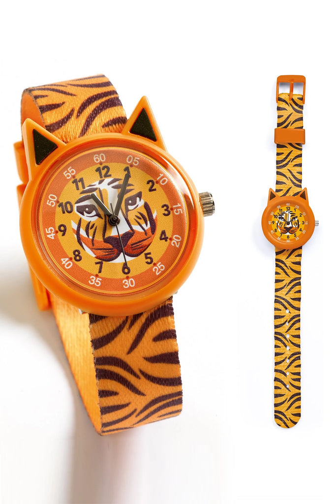 Ticlock Tinies Watch (Tiger) by Djeco Toys