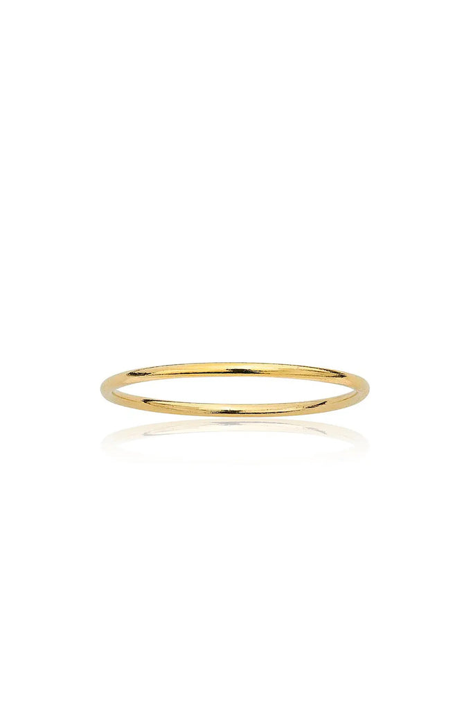Tube Stack Ring (Gold)